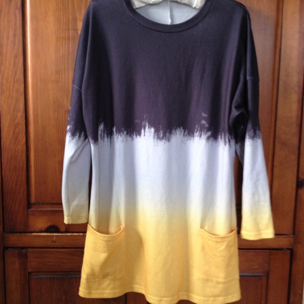 Womens Med. Cotton & Polyester knit tunic